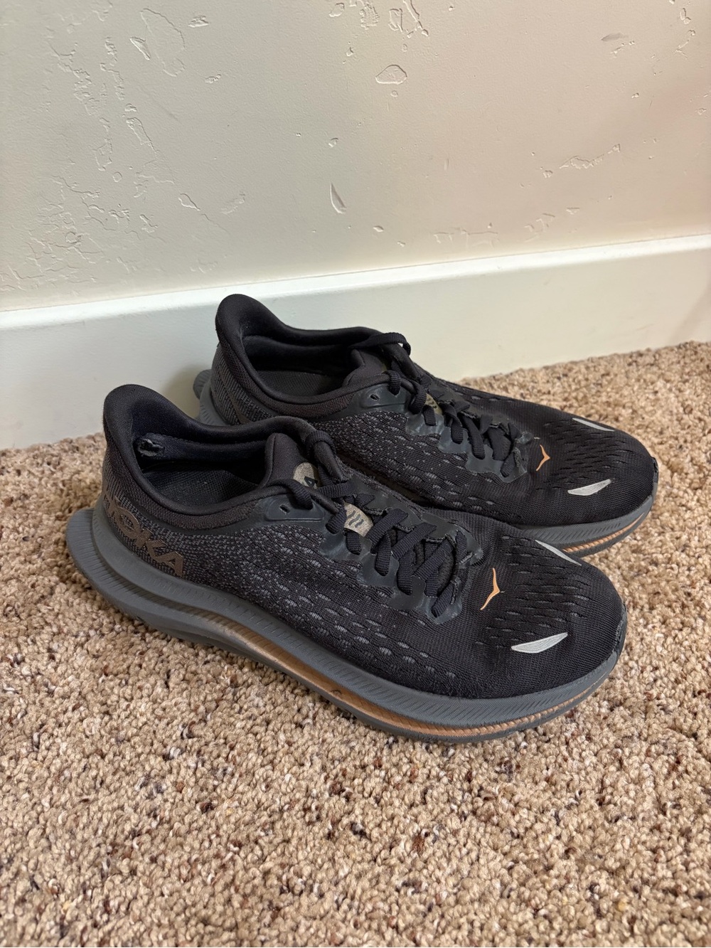 Hoka Women's Kawana Running Shoes, Black Copper, Women's Size 6.5 B
